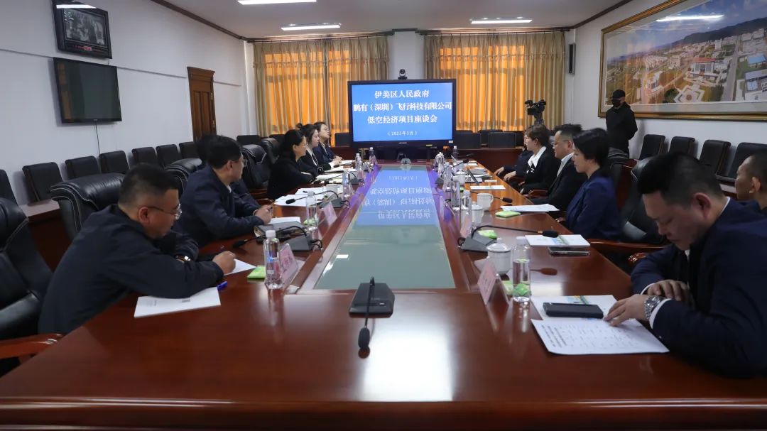 伊美区人民政府 鹏有（深圳）飞行科技有限公司 低空经济项目座谈会召开
